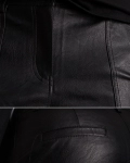 Кожен панталон Incredible, Черен Цвят
