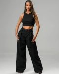 Панталон Tell Me When, Черен Цвят
