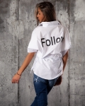 Риза с набор Follow Me, Бял Цвят