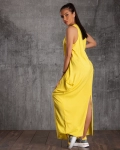 Дълга рокля Bold, Жълт Цвят