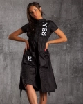 Шушлякова рокля Enigma, Черен Цвят