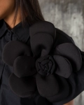 Рокля Black Flower, Черен Цвят
