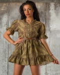 Рокля Girl Coded, Микс Цвят